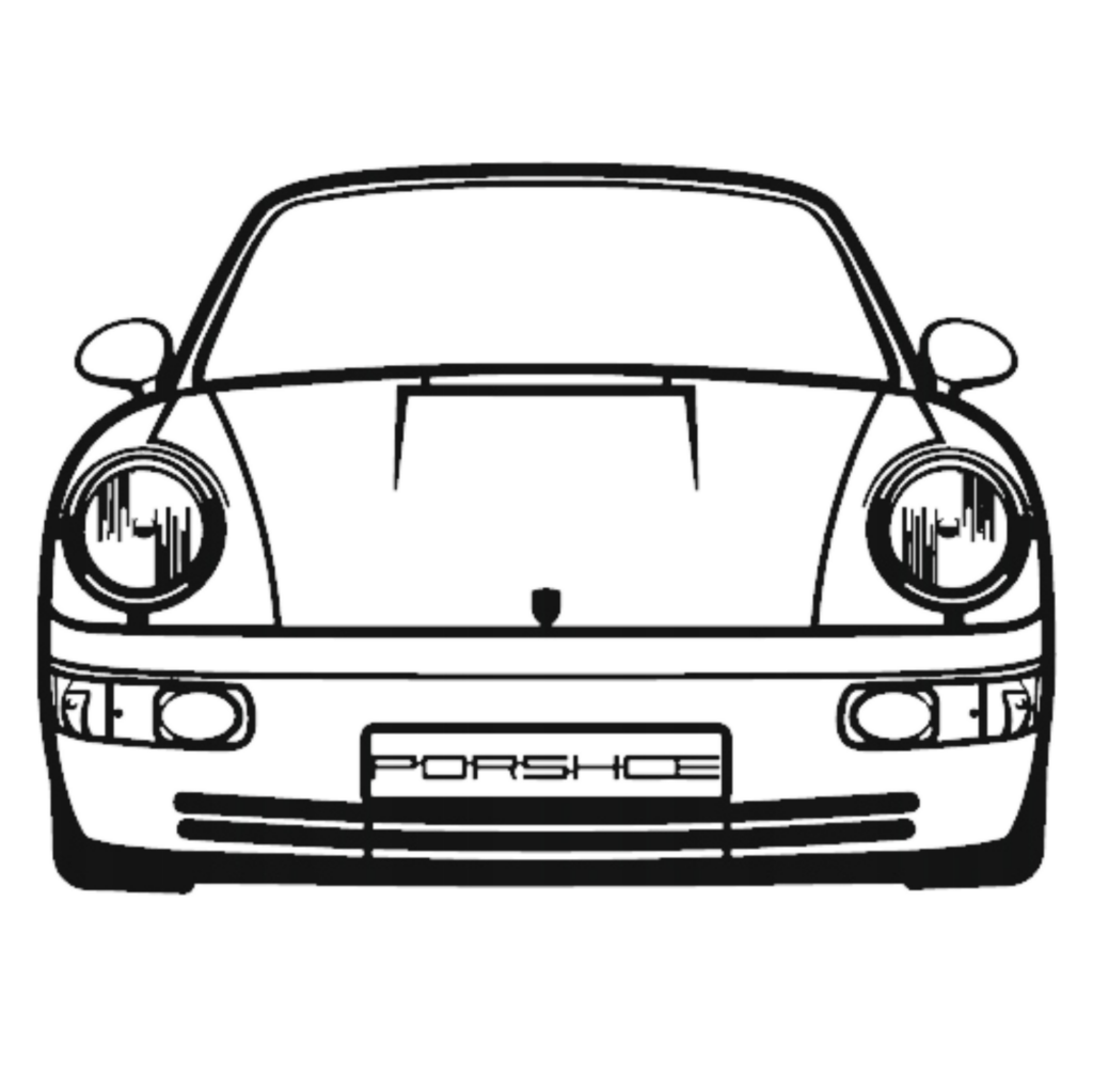 porsche 911 964 przód