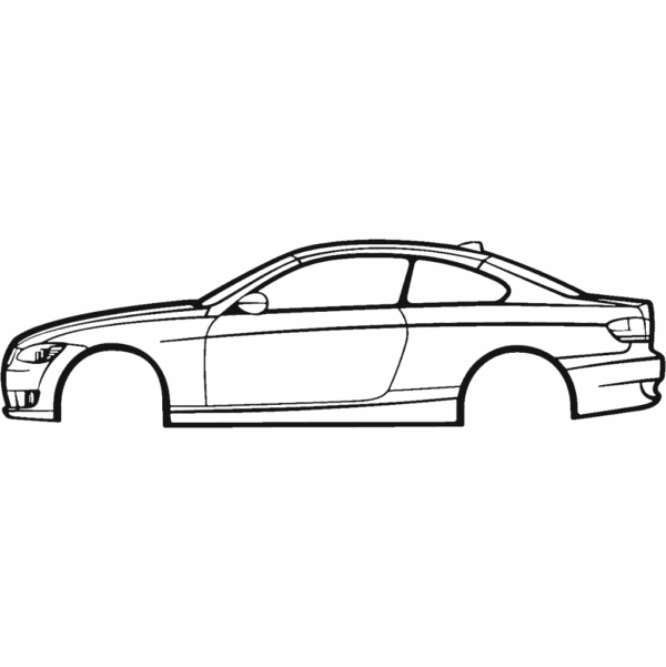 Obraz wycinany z drewna samochodu bmw 2008 e93