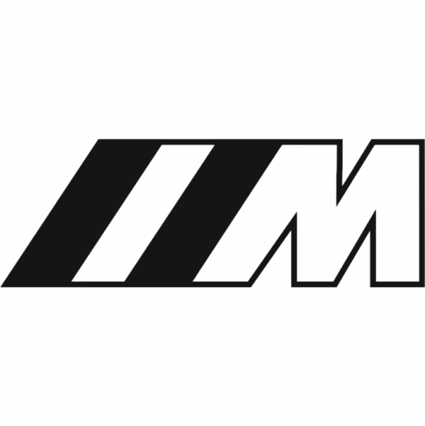 Obraz wycinany z drewna samochodu bmw m-pakiet_logo