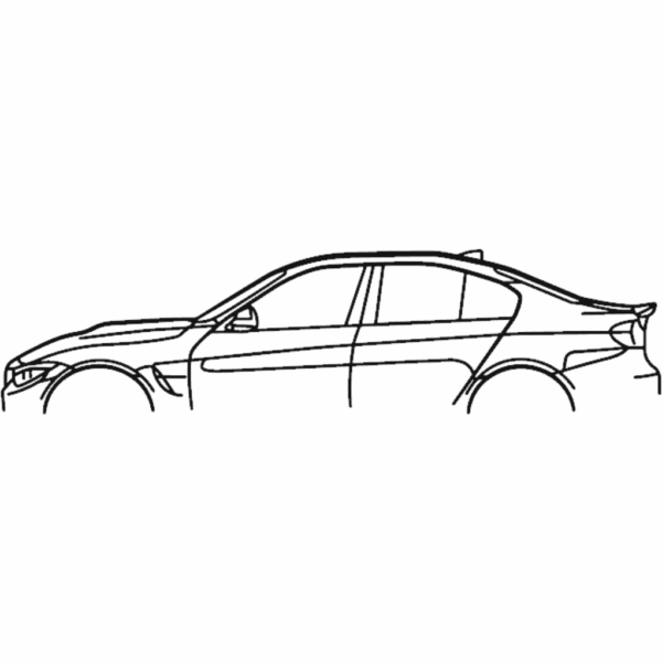 Obraz wycinany z drewna samochodu bmw m4 f82 classic