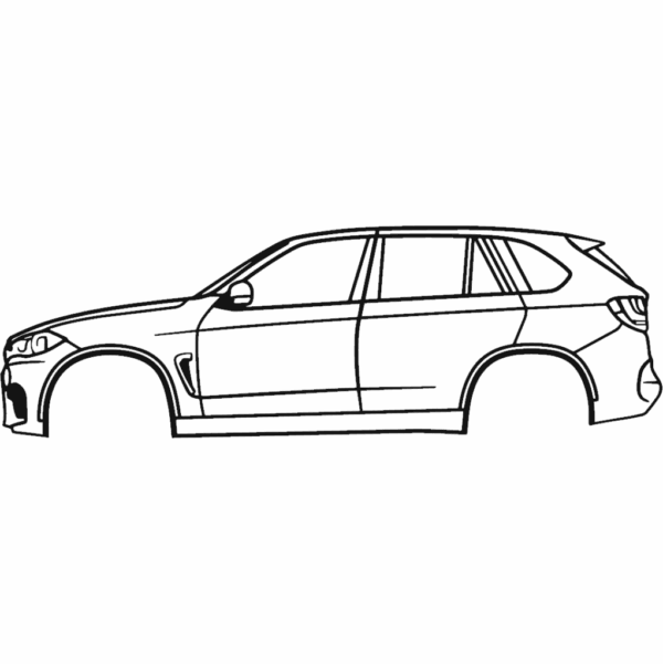 Obraz wycinany z drewna samochodu bmw x5 m f85 3rd gen 2015