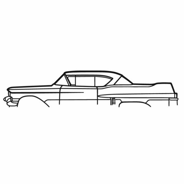 cadillac de ville coupe 1957