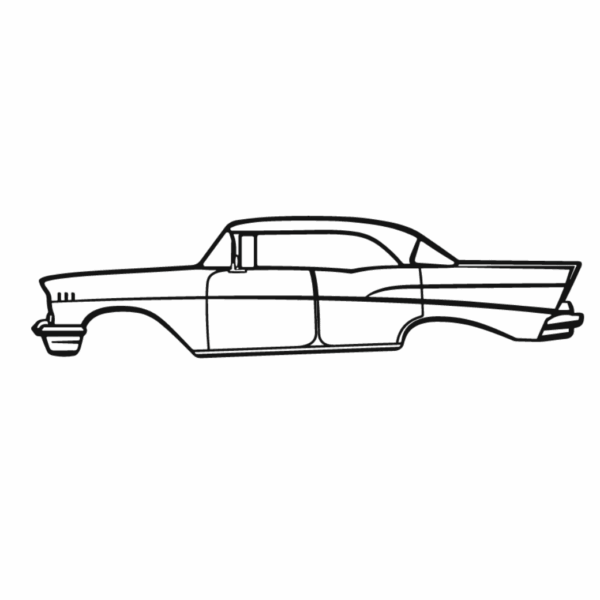 chevrolet belair sedan 1957