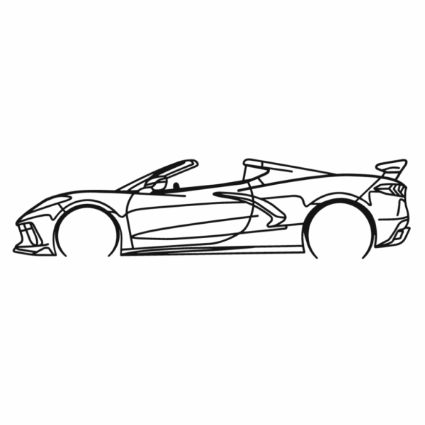 chevrolet corvette c8 detailed