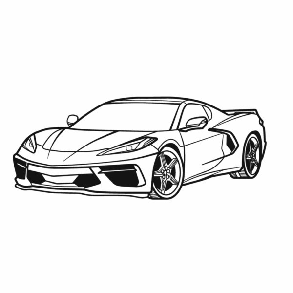 chevrolet corvette c8 perspective