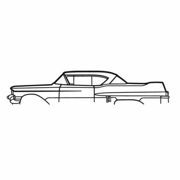 chevrolet de ville coupe 1957