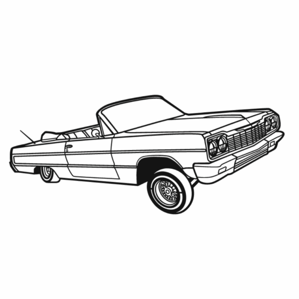 chevrolet impala convertible lowrider 1964