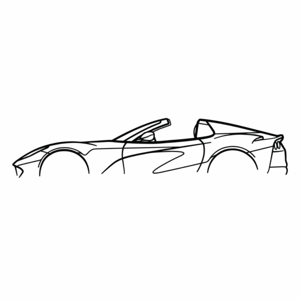 Obraz wycinany z drewna samochodu ferarri 812 gts spider