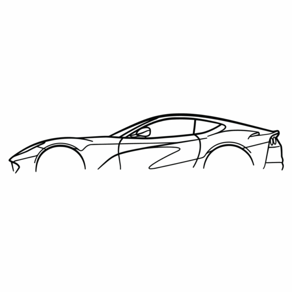 Obraz wycinany z drewna samochodu ferarri 812 superfast