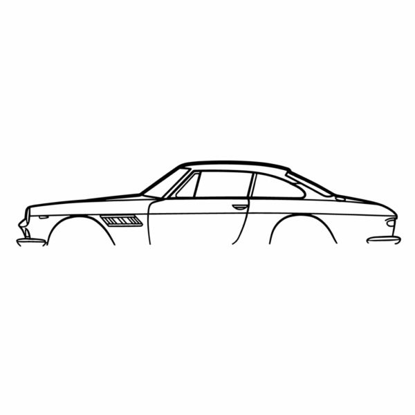 Obraz wycinany z drewna samochodu ferrari 330 gt 2+2 1964