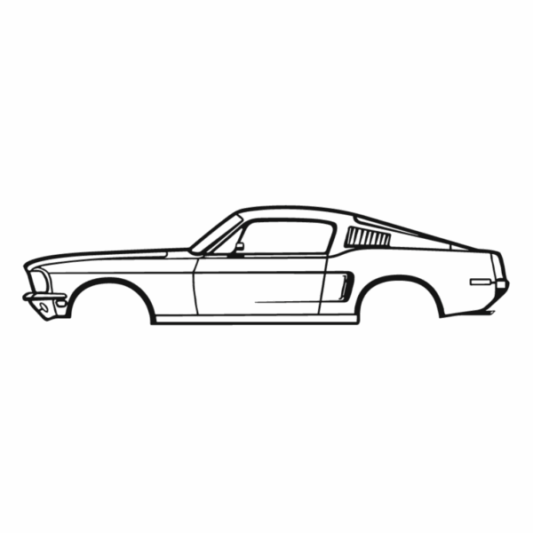 ford mustang fastback 1968