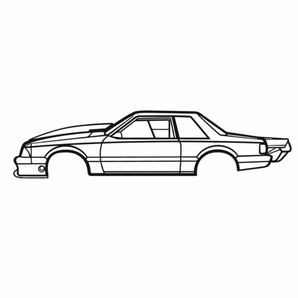 ford mustang foxbody drag version 1989