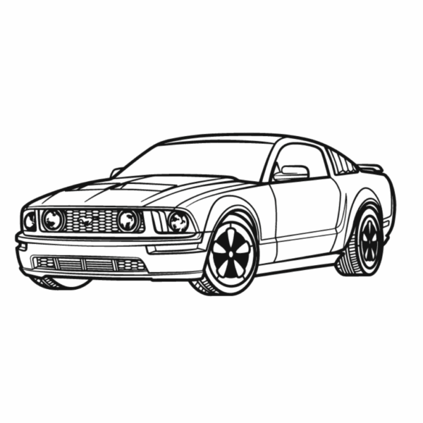 ford mustang perspective 2005