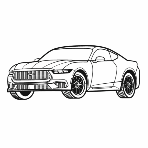 ford mustang perspective 2023