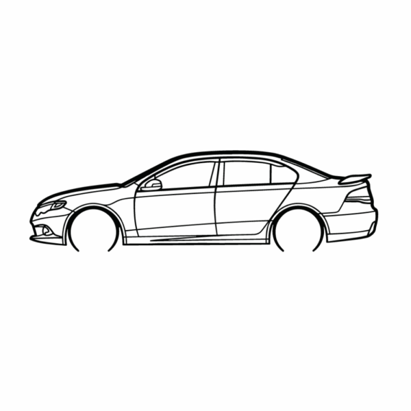 Obraz wycinany z drewna samochodu ford falcon xr6