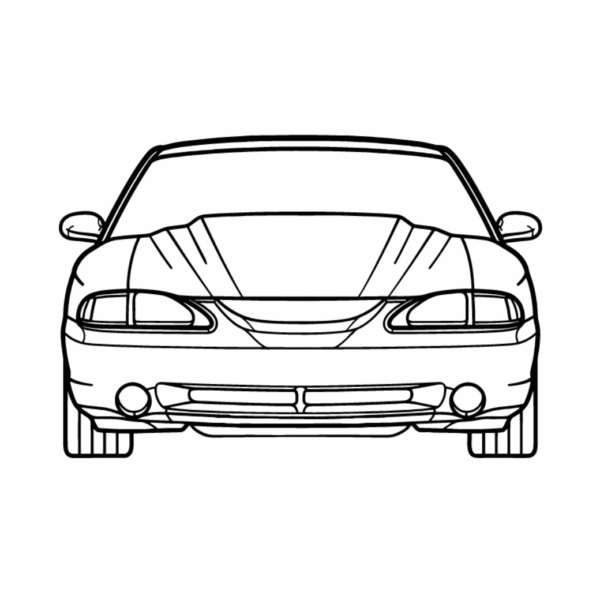 ford mustang cobra 1995 front