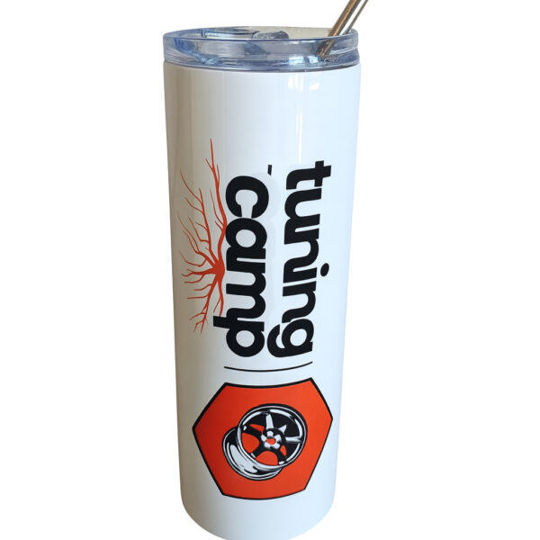 kubek termiczny ze słomką tuningcamp 600ml