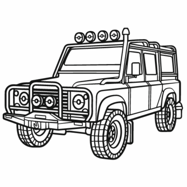 land rover defender 110 perspective