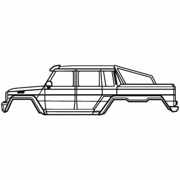 Obraz wycinany z drewna samochodu mercedes g 63 amg 6x6 2014