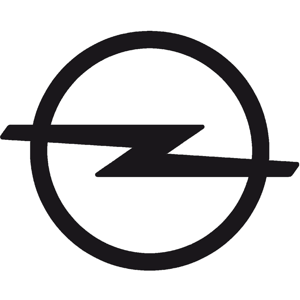 Obraz wycinany z drewna samochodu opel logo