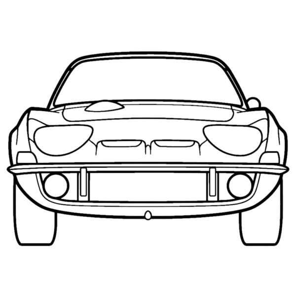 opel gt 1970 front
