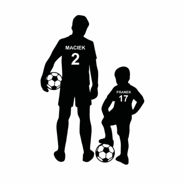 piłkarze tata syn + imię i numer