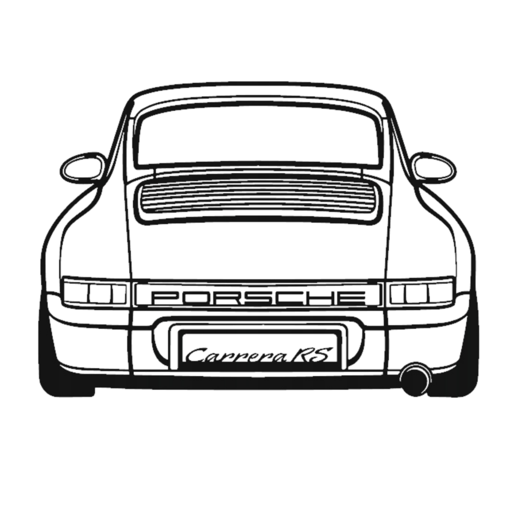 porsche 911 964 tył