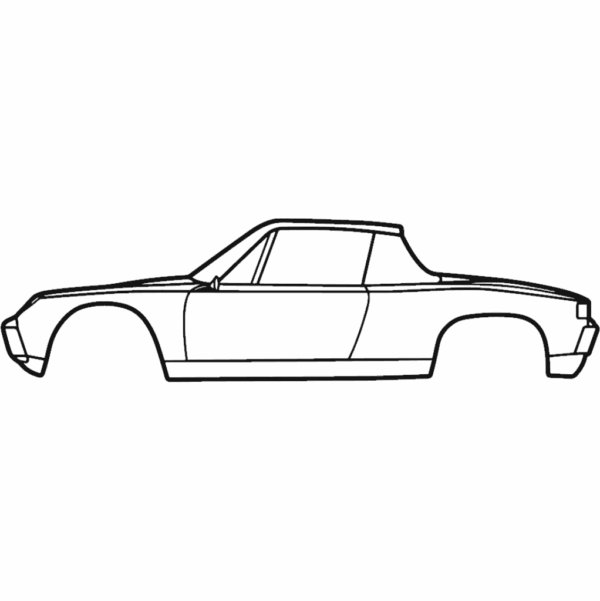 Obraz wycinany z drewna samochodu porsche 9146 1970