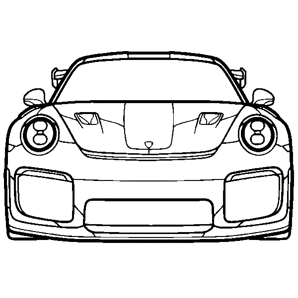 porsche 911 gt2 rs 991 przód