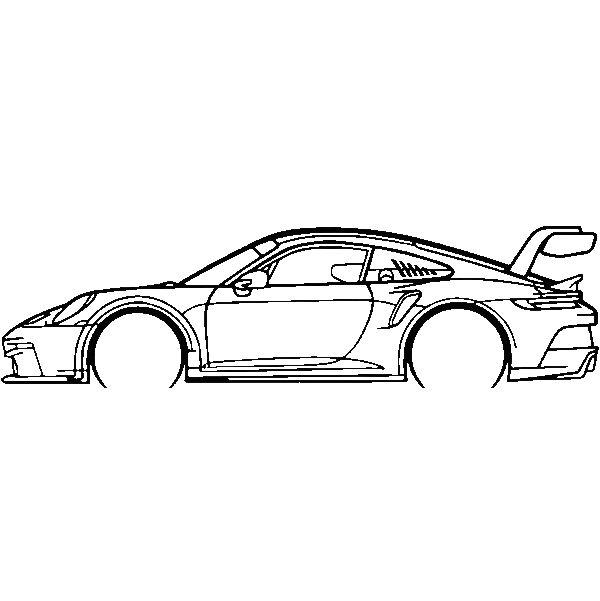 porsche 911 gt3 cup model 992b