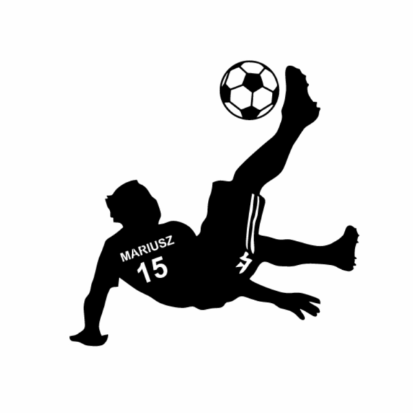 sportowiec piłkarz + imię i numer
