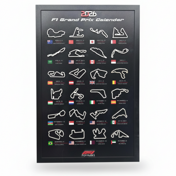 F1 Grand Prix Calendar 2026 – 3D (Premium)