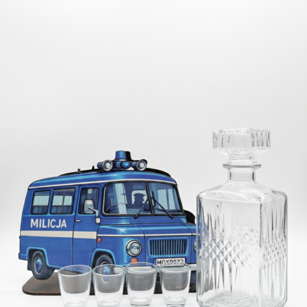 Karafka personalizowana - różne wzory - Milicja Niebieska Nysa