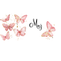 Ślub Kubek ślubny Mąż pastelowy złoty motyle1