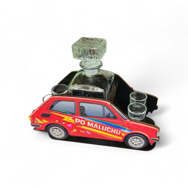 Second image of Karafka personalizowana - różne wzory - Zestaw Fiat 126p