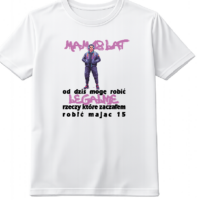 kkoszulka biała urodzinowa 18 lat osiemnastka