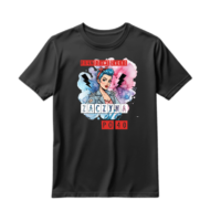 koszulka czarna damska urodziny urodzinowa 40 lat zycie zaczyna się po 7