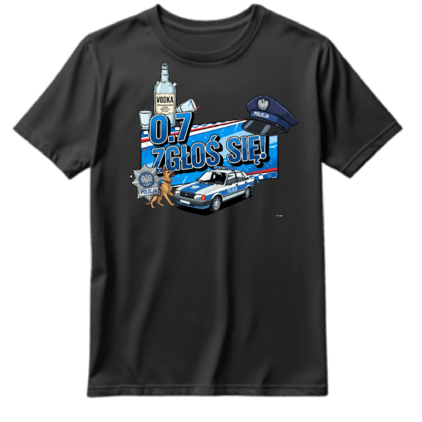 Second image of Koszulka 07 zgłoś się - policja II