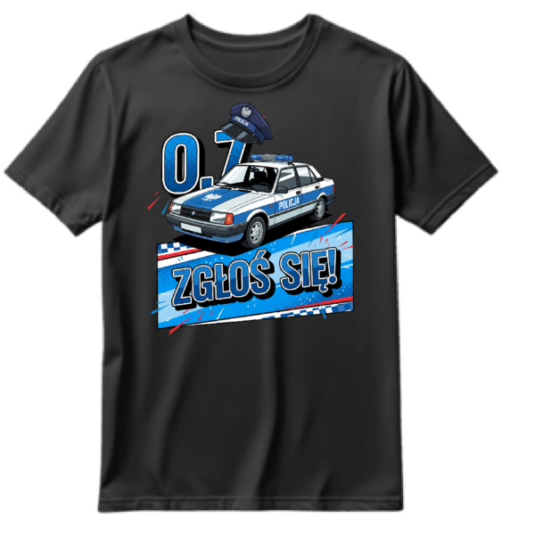 Second image of Koszulka 07 zgłoś się - policja