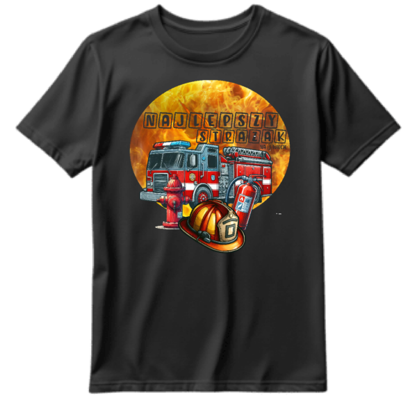 Second image of Koszulka dla strażaka. Najlepszy strażak na świecie II