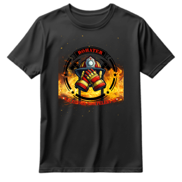 Second image of Koszulka dla strażaka. Bohater nie zawsze nosi pelerynę.