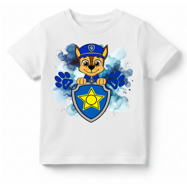 Koszulka dziecięca Premium - Bajka Psi Patrol Chase Pieski