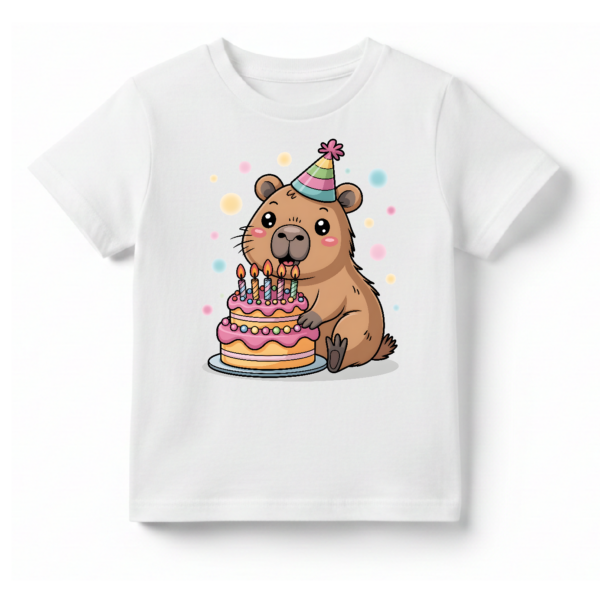 Koszulka dziecięca Premium - Kapibara urodziny