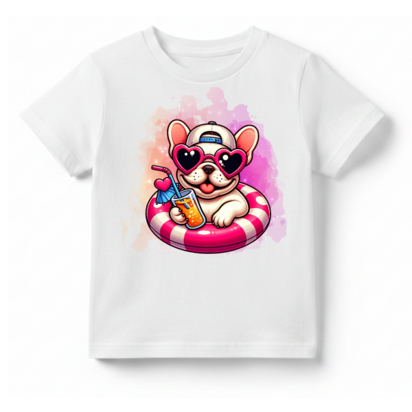 Koszulka dziecięca Premium - Piesek buldog