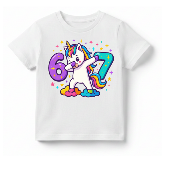 Koszulka dziecięca Premium - SIX SEVEN 67 XII