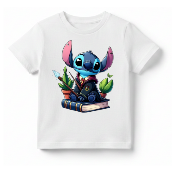 Koszulka dziecięca Premium - Bajka Stich Harry Potter