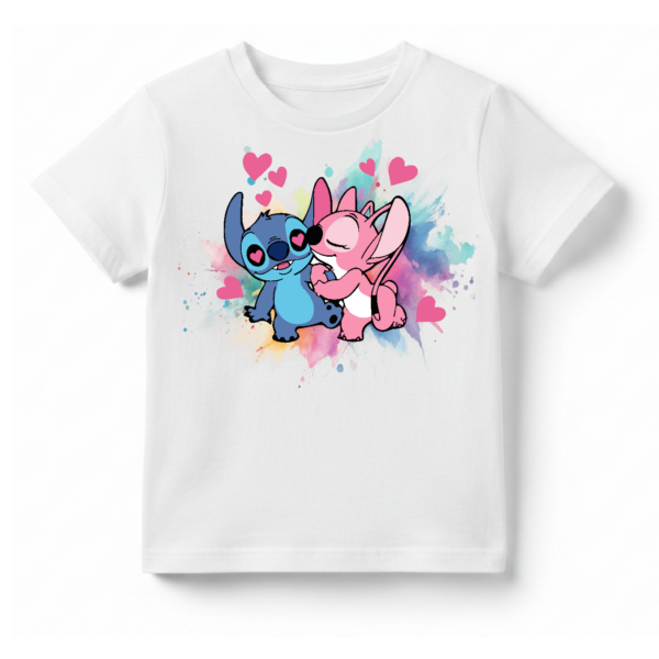 Koszulka dziecięca Premium - Bajka Stich i Angel II