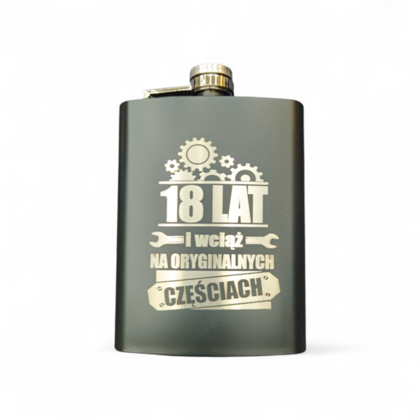 Piersiówka personalizowana 240 ml - różne wzory