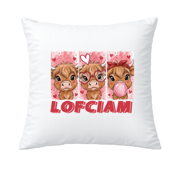 Poduszka dekoracyjna - Krowa Loffciam.