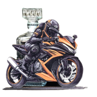 karafka motocyklista motor prezent personalizowany 1